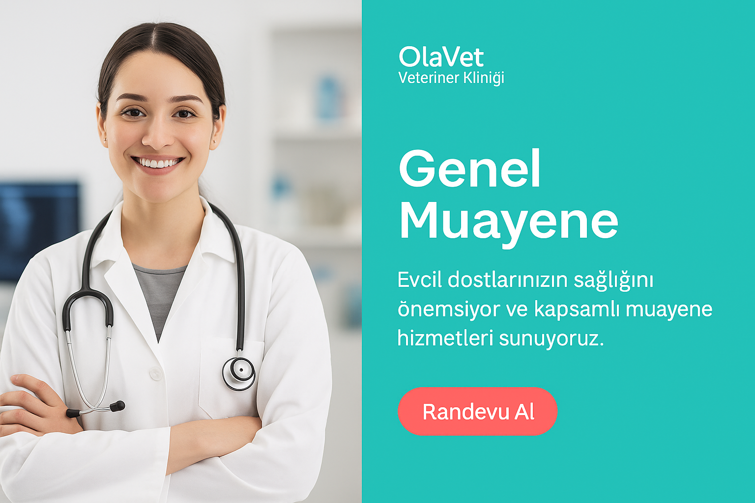 OlaVet Veteriner Kliniği – Genel Muayene Hizmeti