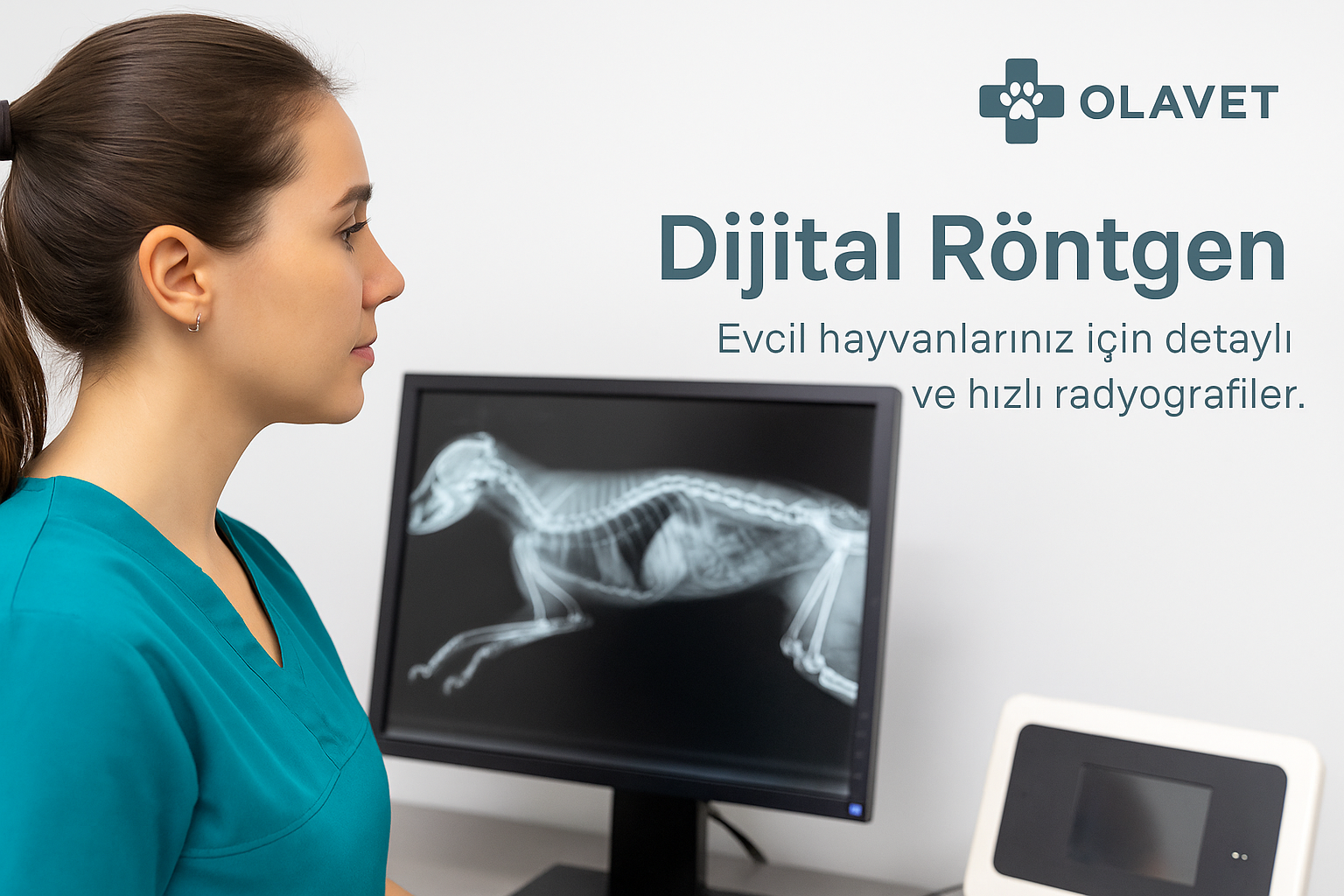 OlaVet Veteriner Kliniği – Dijital Röntgen Hizmeti